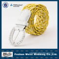 wholesale custom stretch braideded belt